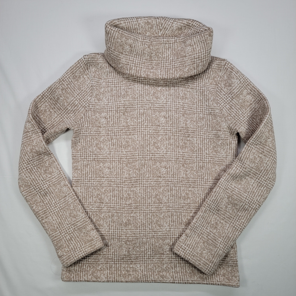 Cozy Plaid Turtleneck Sweater
